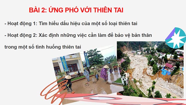 PowerPoint Hoạt động trải nghiệm 6: Ứng phó với thiên tai