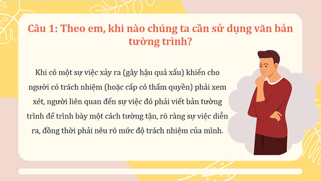 Giáo án PowerPoint Ngữ văn 7 Viết văn bản tường trình