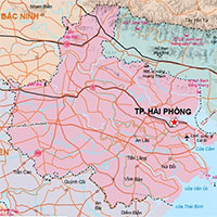 Bản đồ 114 xã phường thành phố Hải Phòng sau khi sắp xếp, sáp nhập