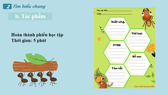 Giáo án PowerPoint Ngữ văn 7 Con mối và con kiến
