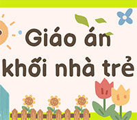 Giáo án mầm non: Nhận biết tập nói Quả táo - Quả cam