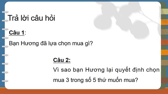 PowerPoint Hoạt động trải nghiệm 6: Chi tiêu hợp lí