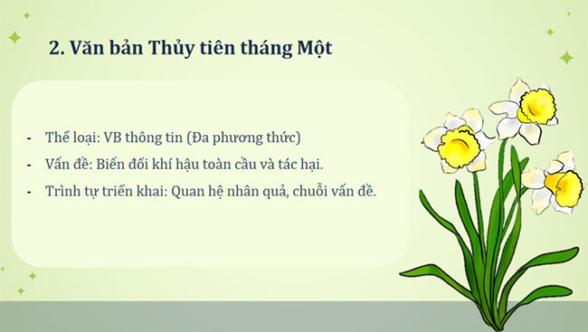 Giáo án PowerPoint Ngữ văn 7 Thuỷ tiên tháng Một