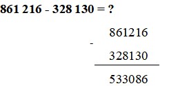 Giáo án Toán lớp 4 Bài 41: Phép trừ các số tự nhiên