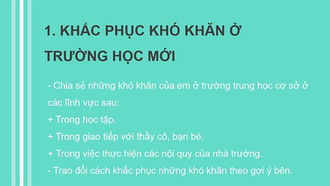 PowerPoint HĐTN 6: Thích nghi với môi trường