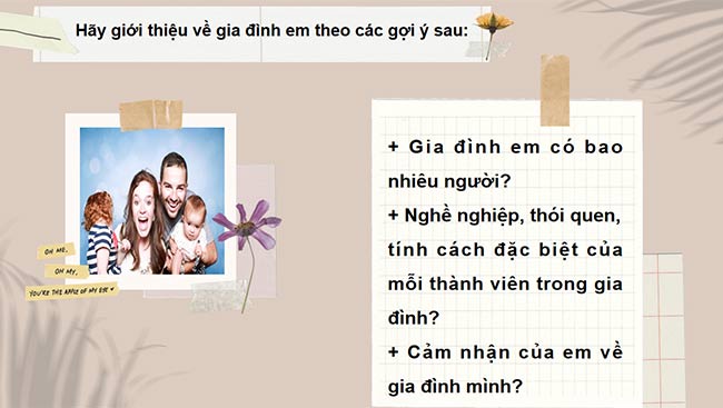 PowerPoint HĐTN 6: Sinh hoạt trong gia đình