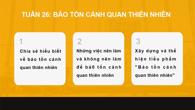 PowerPoint HĐTN 6: Bảo tồn cảnh quan thiên nhiên