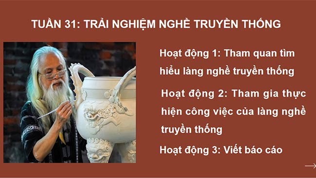 PowerPoint HĐTN 6: Trải nghiệm nghề truyền thống