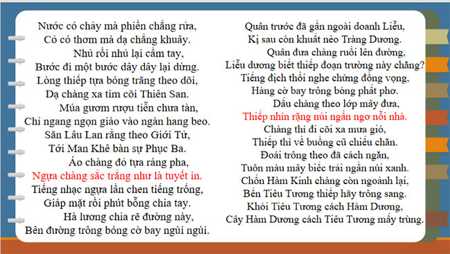 Giáo án PowerPoint Ngữ văn 9 Nỗi niềm chinh phụ