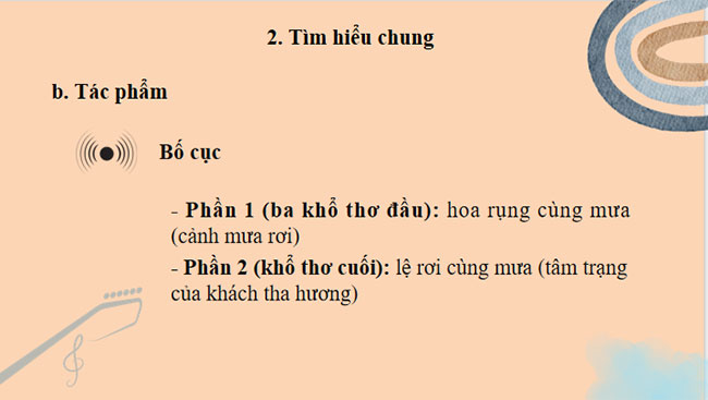 Giáo án Ngữ văn 9 Bài 2 Tiếng đàn mưa