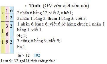 Giáo án Toán lớp 4 Bài 47: Nhân với số có hai chữ số