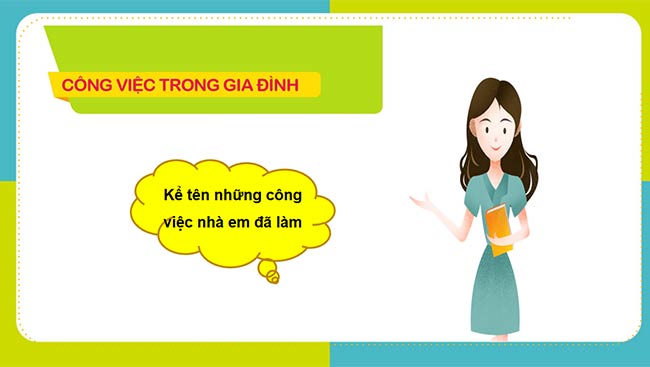 PowerPoint HĐTN 6: Công việc trong gia đình