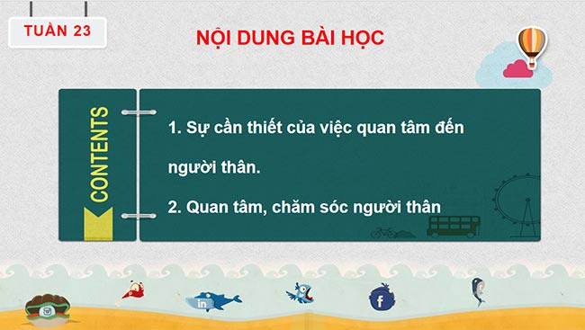 PowerPoint HĐTN 6: Quan tâm đến người thân
