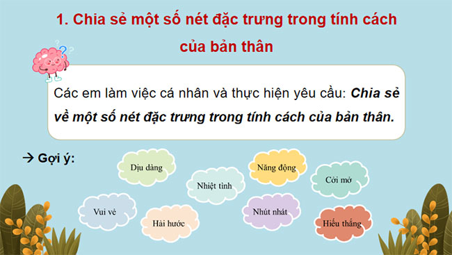  Tính cách và cảm xúc của tôi