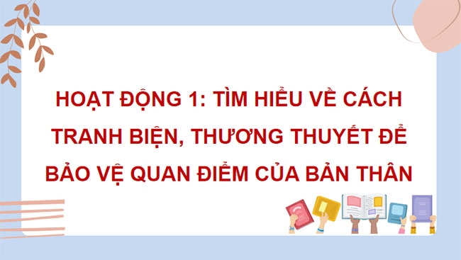  Khả năng tranh biện thương thuyết của tôi