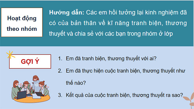  Khả năng tranh biện thương thuyết của tôi