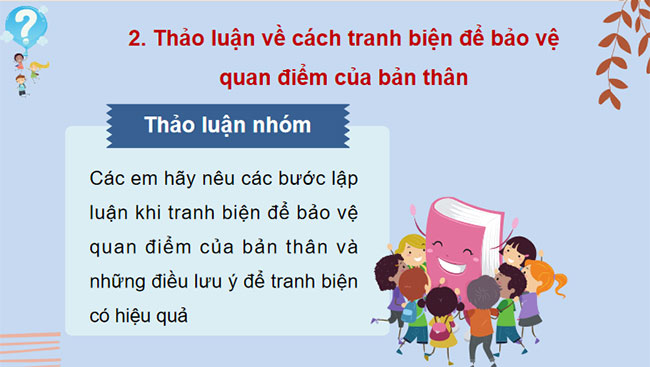  Khả năng tranh biện thương thuyết của tôi