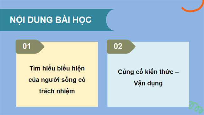  Sống có trách nhiệm