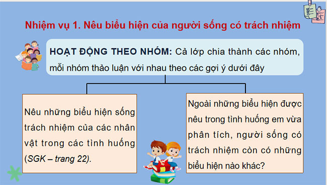  Sống có trách nhiệm