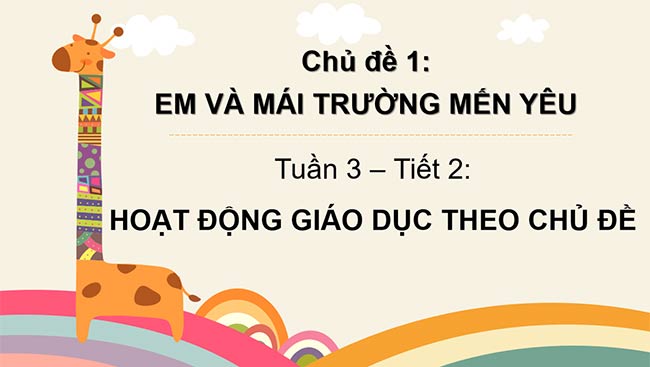 PowerPoint Hoạt động trải nghiệm 2 Tuần 3
