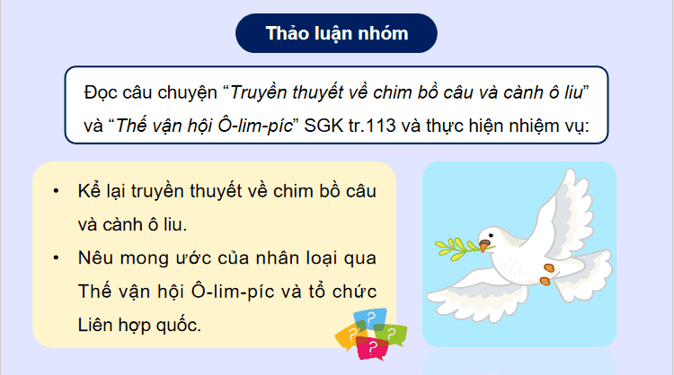 Bài 27: Xây dựng thế giới hoà bình