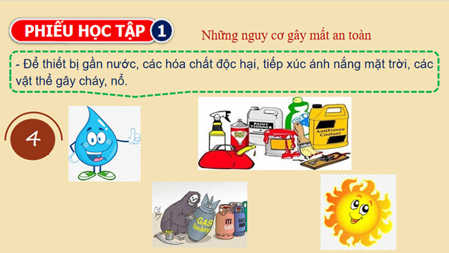 Các quy tắc an toàn trong phòng thực hành Vật lí