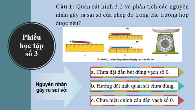 Thực hành tính sai số trong phép đo Ghi kết quả đo
