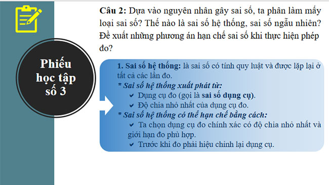 Thực hành tính sai số trong phép đo Ghi kết quả đo