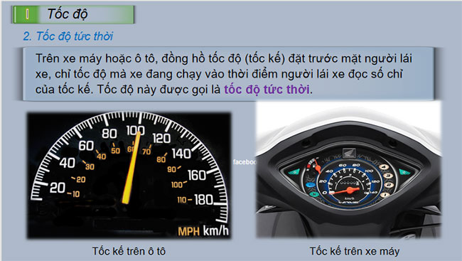 Tốc độ và vận tốc