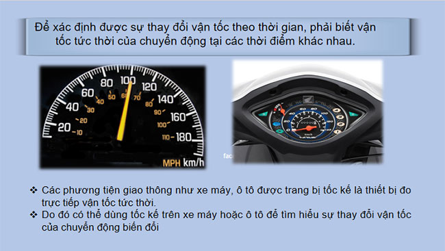 Chuyển động biến đổi Gia tốc