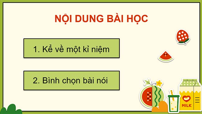 PowerPoint Kể về một kỉ niệm đáng nhớ