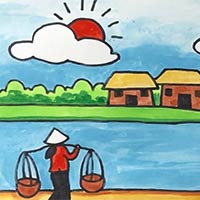 PowerPoint Tiếng Việt 5: Lập dàn ý cho bài văn tả phong cảnh