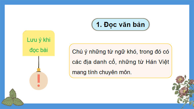 Giáo án PowerPoint Ngữ văn 9 Văn hóa hoa cây cảnh