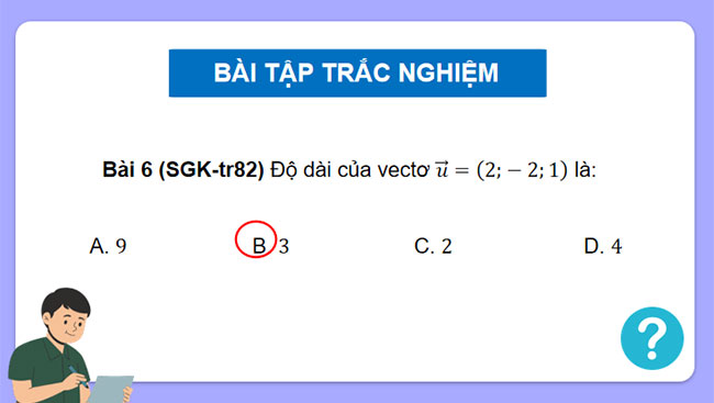 Bài tập cuối chương 2 Toán 12 Cánh diều