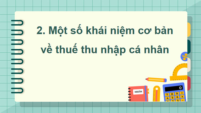 Chủ đề 1: Một số vấn đề về thuế