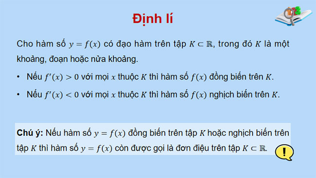 Tính đơn điệu của hàm số