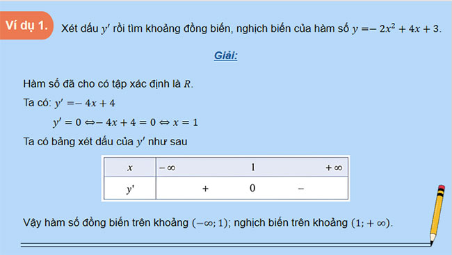 Tính đơn điệu của hàm số