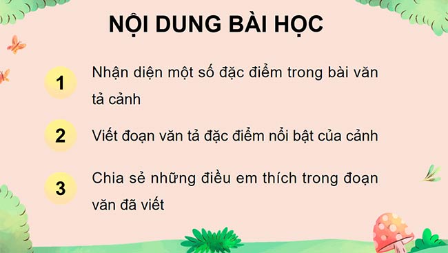 PowerPoint Viết đoạn văn cho bài văn tả phong cảnh