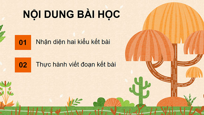 PowerPoint Viết đoạn kết bài cho bài văn tả phong cảnh