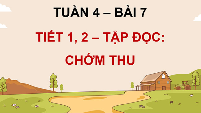 PowerPoint Đọc: Chớm thu