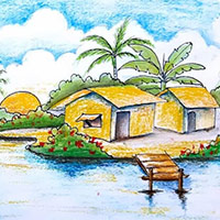 PowerPoint Tiếng Việt 5: Viết bài văn tả phong cảnh (Bài viết số 1)