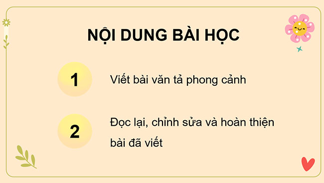 PowerPoint Viết bài văn tả phong cảnh (Bài viết số 1)