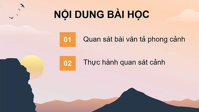 PowerPoint Luyện tập quan sát, tìm ý cho bài văn tả phong cảnh