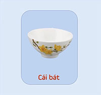 Giáo án mầm non: Nhận biết cái thìa, cái bát