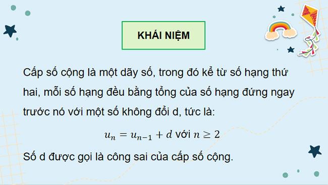 Cấp số cộng