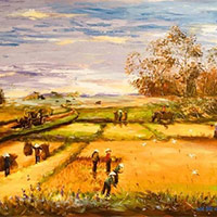 PowerPoint Tiếng Việt 5: Bức tranh đồng quê