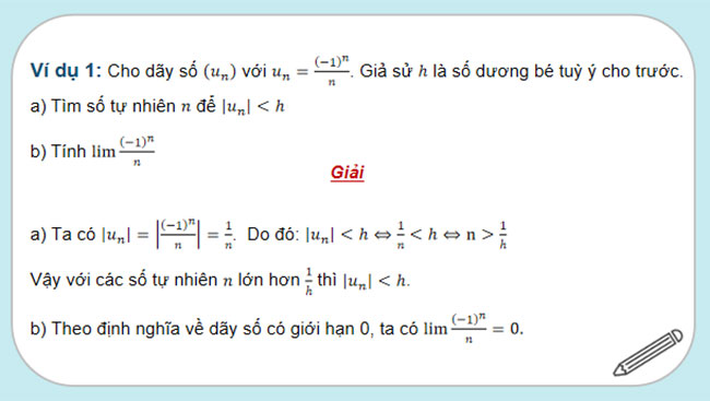 Giáo án PowerPoint Toán 11 Bài 1: Giới hạn của dãy số