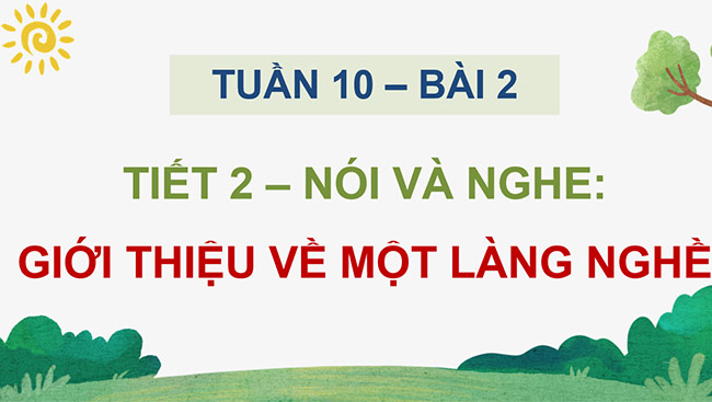 PowerPoint Giới thiệu về một làng nghề