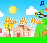 Giáo án mầm non: Bài hát Mùa hè đến