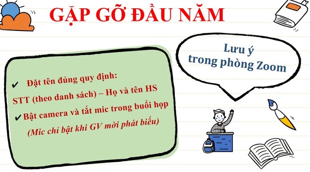 PowerPoint chào đón học sinh lớp 2